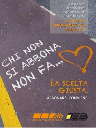 Atb, la campagna abbonamenti Tutti i prezzi con tutti gli sconti - Cronaca - L'Eco di Bergamo - Notizie di Bergamo e provincia